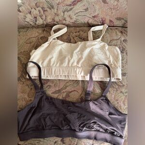 BUNDLE SKIMS FITS EVERYBODY SCOOP BRALETTE | ESPRESSO & SAND
